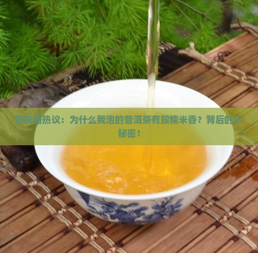 茶友圈热议：为什么我泡的普洱茶有股糯米香？背后的小秘密！