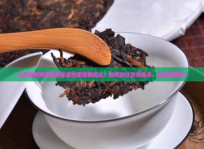 为何温州熟普洱茶渠道代理招商如此？如何抓住市场痛点，抢占新商机？