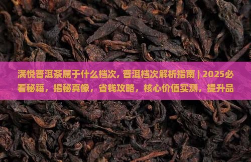 满悦普洱茶属于什么档次