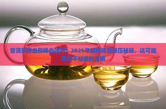 普洱茶降血脂降血压吗 普洱茶降血脂降血压吗