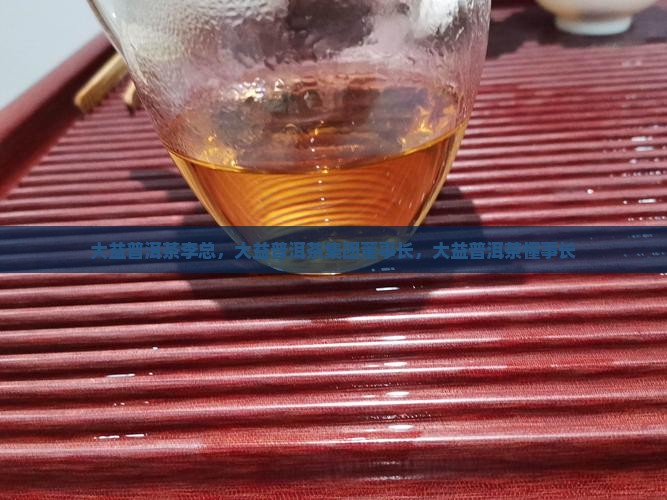大益普洱茶李总