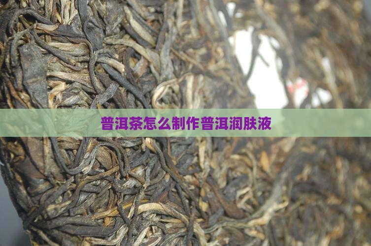 普洱茶做润肤液怎么做