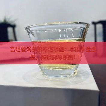 宫廷普洱茶的冲泡水温