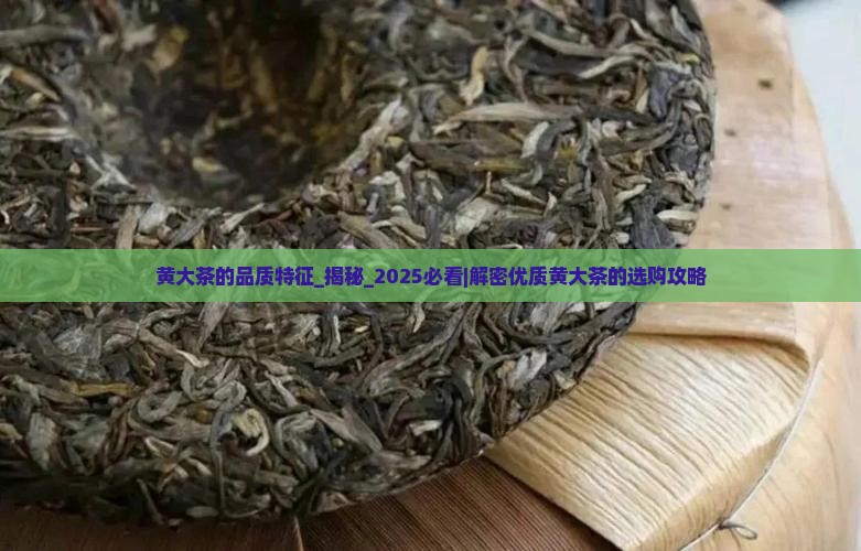 黄大茶的品质特征