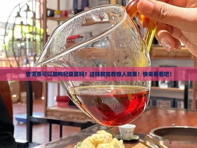 普洱茶可以放枸杞桑葚吗
