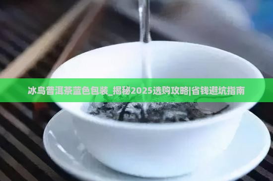 冰鸟普洱茶蓝色包装