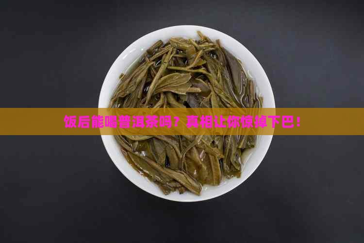 饭后能喝普洱茶吗