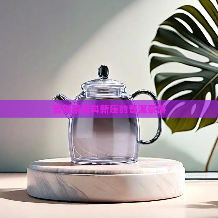 普洱茶老料新压的茶饼