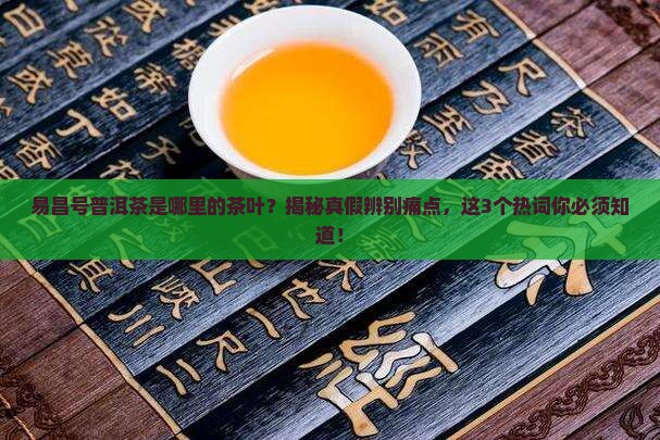 易昌号普洱茶是哪里的茶叶
