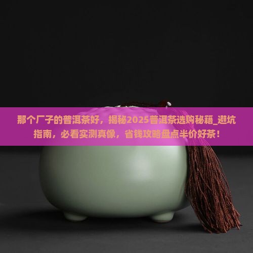 那个厂子的普洱茶好