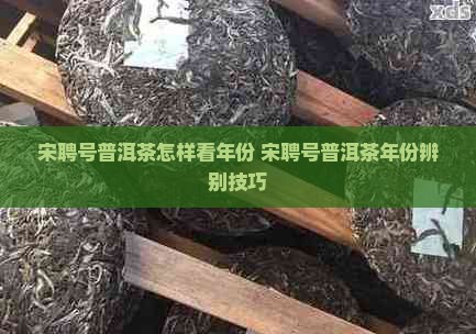 宋聘号普洱茶怎样看年份