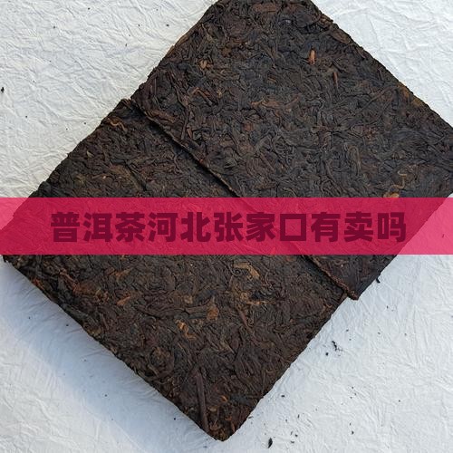 普洱茶河北张家口