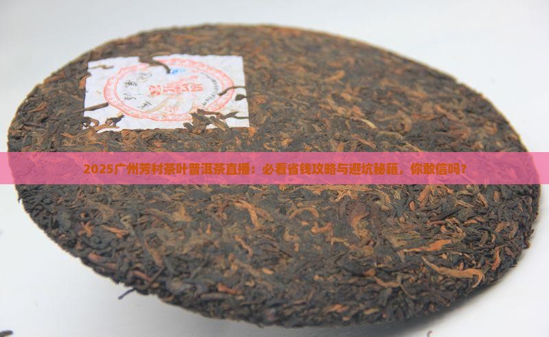 广州芳村茶叶普洱茶直播