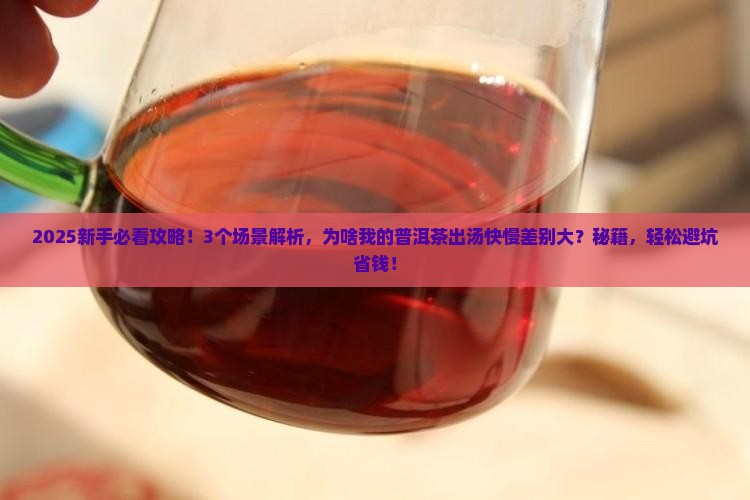 普洱茶出茶快慢