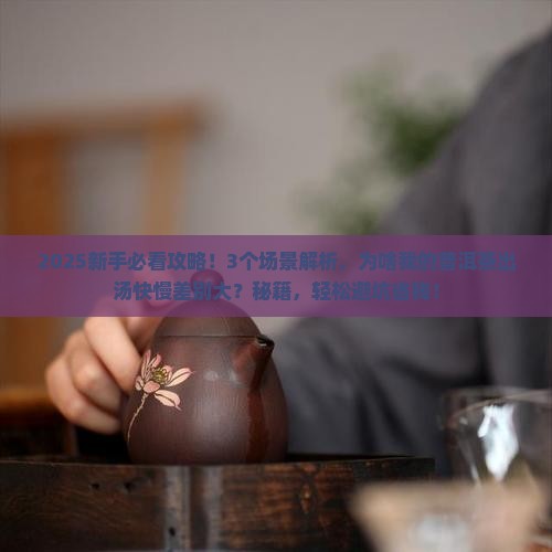 普洱茶出茶快慢