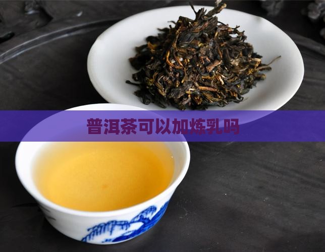 普洱茶可以加炼乳吗