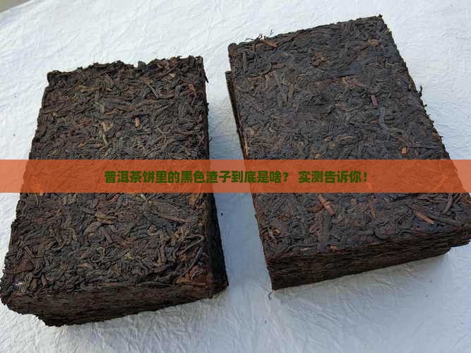 普洱茶饼里的黑色渣子