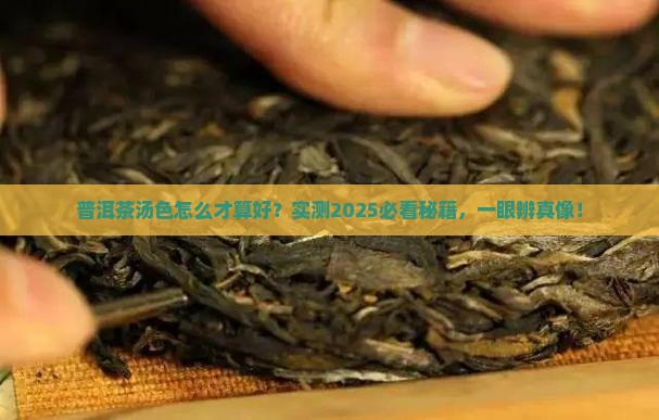 好的普洱茶的汤色