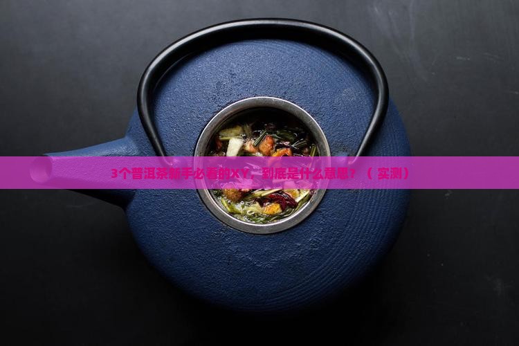 普洱茶XY是什么意思