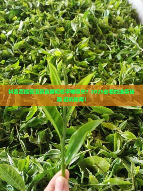抖音高端普洱茶直播间名字