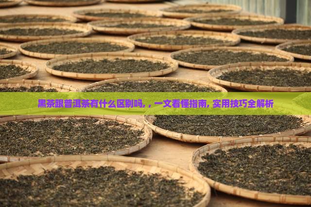 黑茶跟普洱茶有什么区别吗