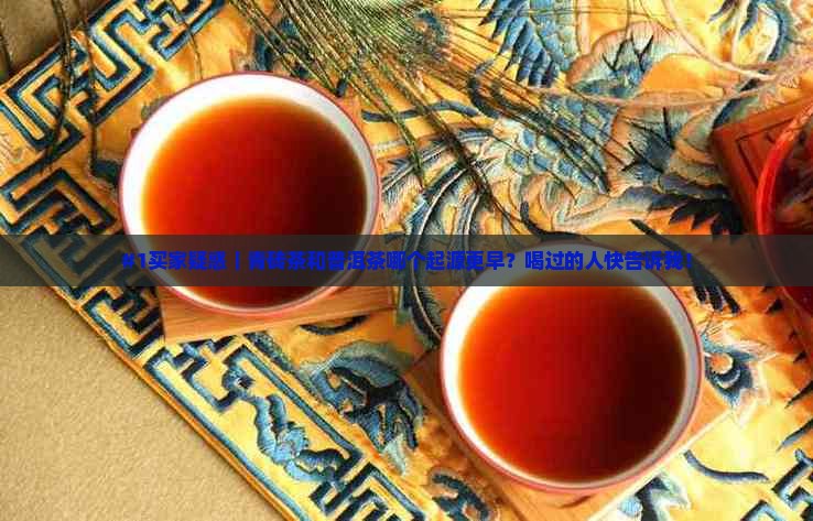 #1买家疑惑｜青砖茶和普洱茶哪个起源更早？喝过的人快告诉我！