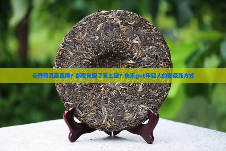 云香普洱茶直播？熬夜党困了怎么破？快来get年轻人的喝茶新方式