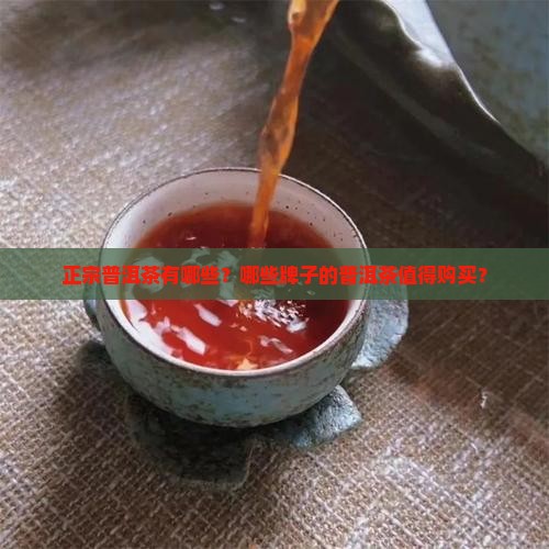 正宗普洱茶有哪些？哪些牌子的普洱茶值得购买？