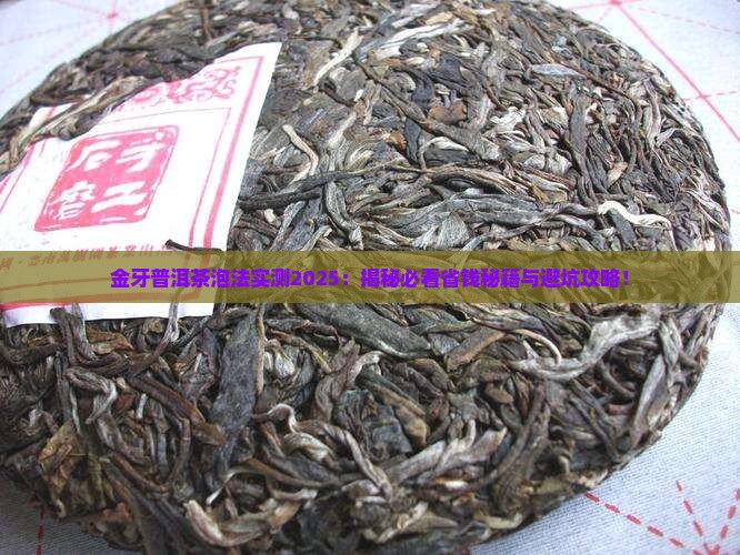 金牙普洱茶泡法