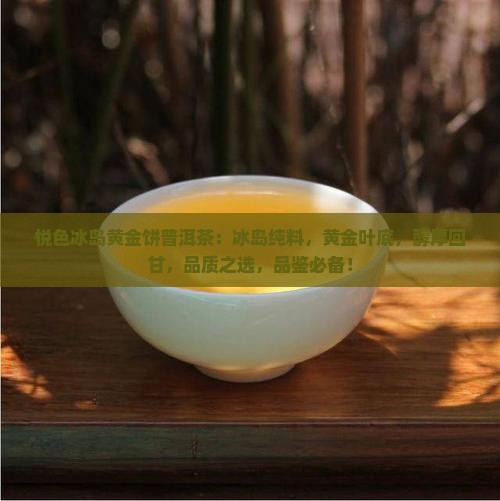 悦色冰岛黄金饼普洱茶