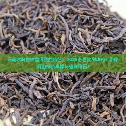云南冰岛古树普洱茶的特色