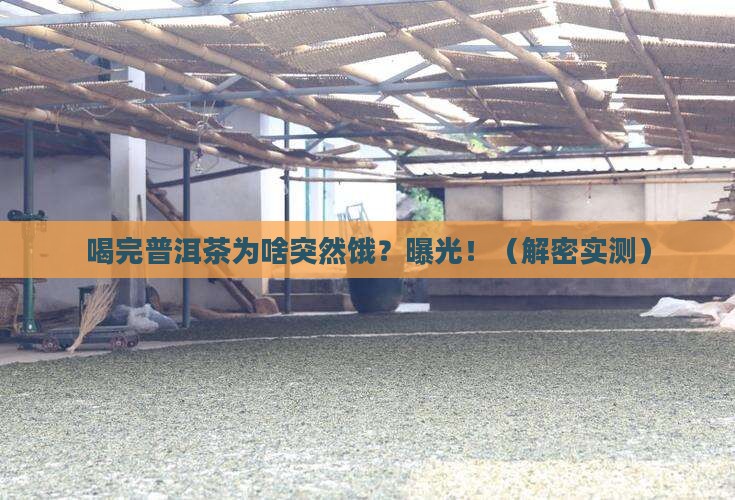 喝完普洱茶为什么会饿 喝完普洱茶为什么会饿