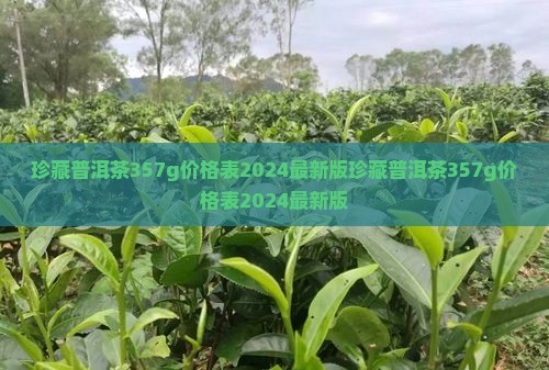 珍藏普洱茶357g价格表