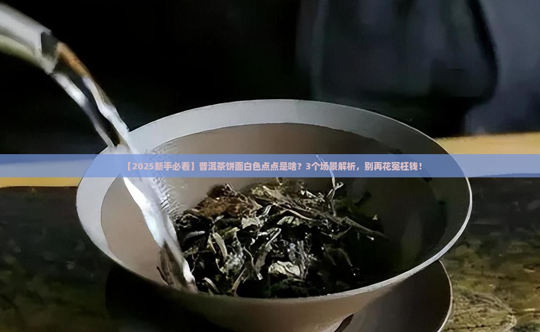 普洱茶饼面白色点点