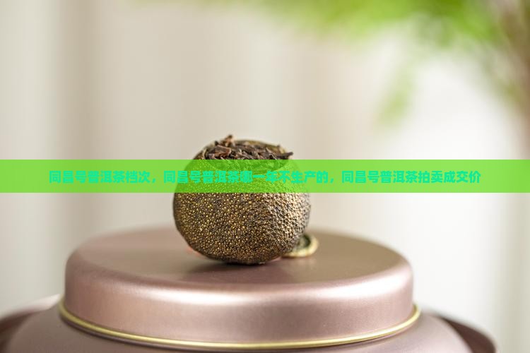 同昌号普洱茶档次