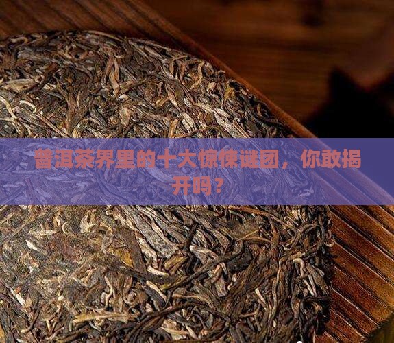 普洱茶界里的十大惊悚谜团，你敢揭开吗？