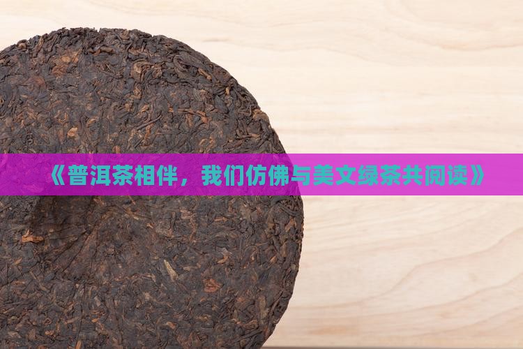 《普洱茶相伴，我们仿佛与美文绿茶共阅读》