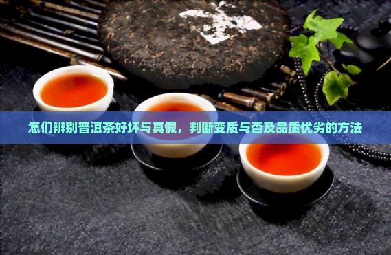 怎们辨别普洱茶好坏与真假，判断变质与否及品质优劣的方法