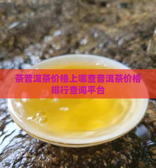 茶普洱茶价格上哪查普洱茶价格排行查询平台
