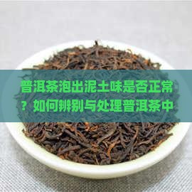 普洱茶泡出泥土味是否正常？如何辨别与处理普洱茶中的泥土味？