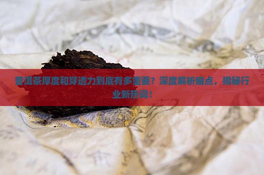 普洱茶厚度和穿透力