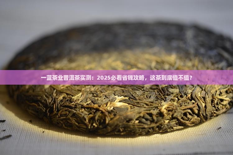 一蓝茶业普洱茶