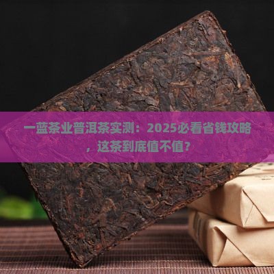 一蓝茶业普洱茶