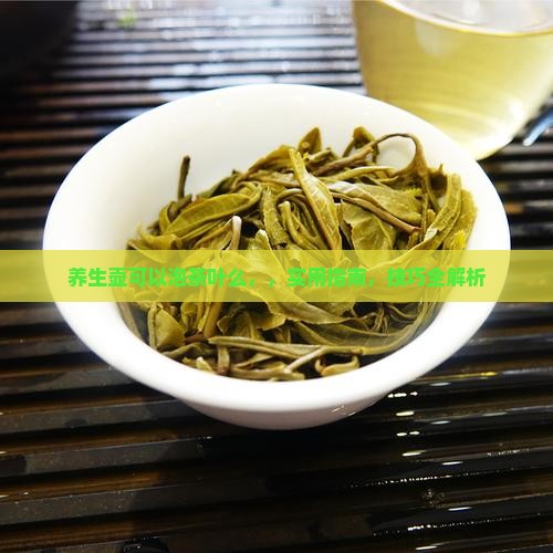 养生壶可以泡茶叶么