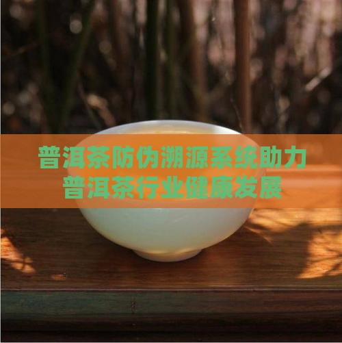 普洱茶企业防伪系统