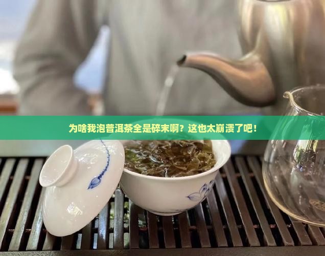 普洱茶泡起来全是碎末怎么回事