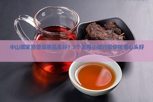 中山品质好的熟普洱茶