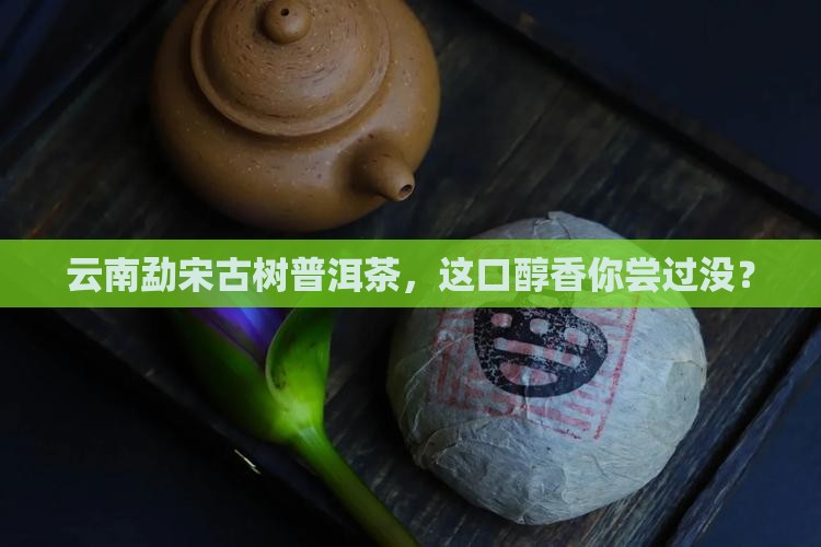 云南勐宋古树普洱茶