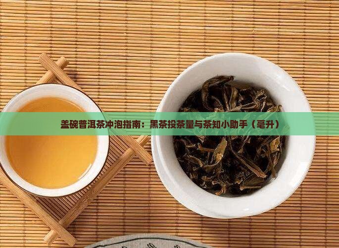 110盖碗普洱茶投茶量
