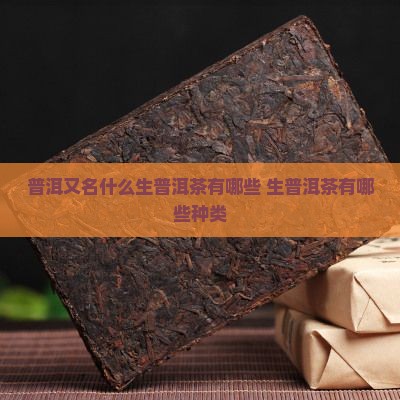 普洱又名什么生普洱茶有哪些
